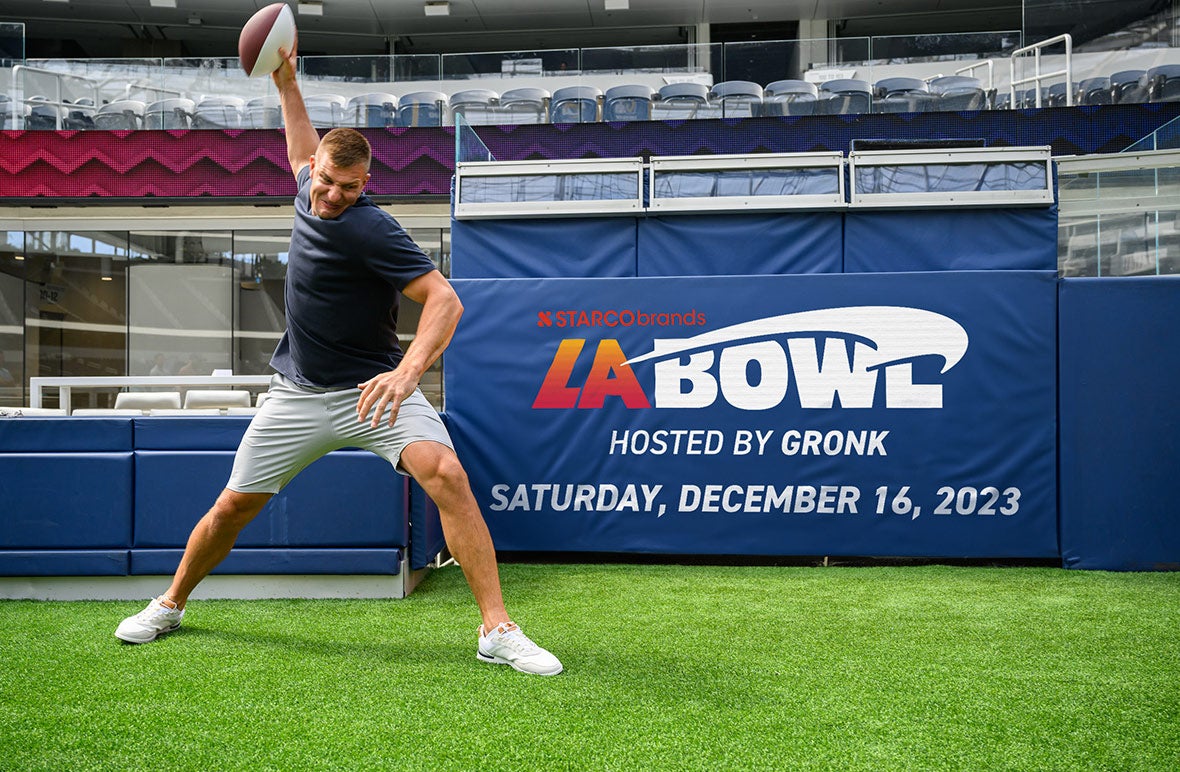 More Info for SoFi Stadium Partners With Rob Gronkowski to Rename Bowl Game, LA Bowl Hosted By Gronk